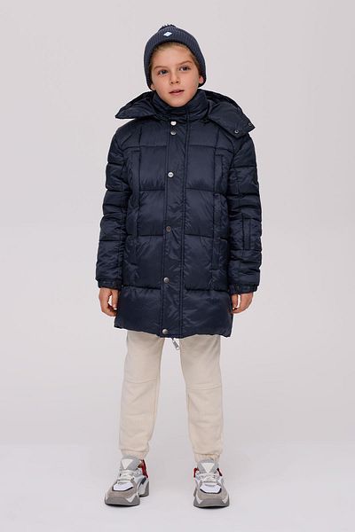 Bikkembergs Bg Store Boy's Navy Blue Coat