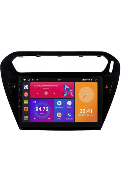 Carvocal Citroen C-Elysee Android Multimedya Sistemi (2012-2024) CRV4425XP