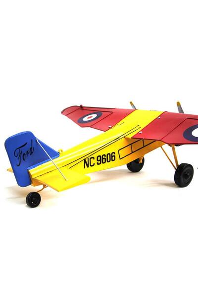 Skygo Dekoratif Metal Uçak Vintage Ev Ofis Hediyelik Savaş Uçağı