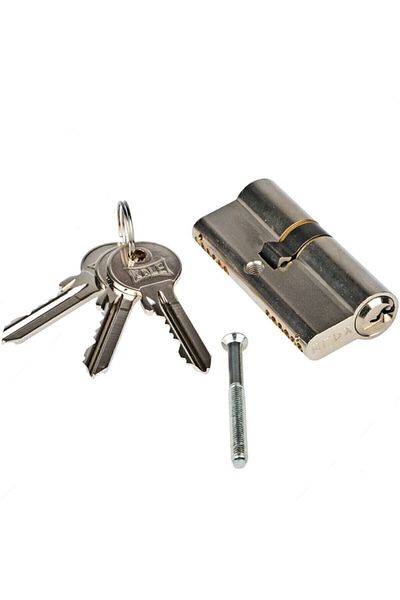 Kale Kilit Nickel Standard Cylinder Castle - 86mm (26-10-50)