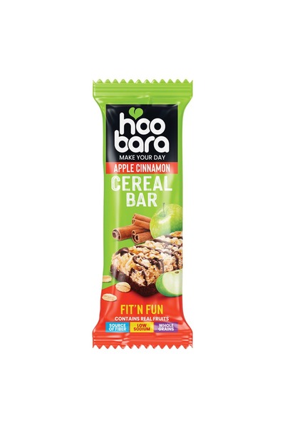 HOOBARA بار الحبوب بالتفاح والقرفة