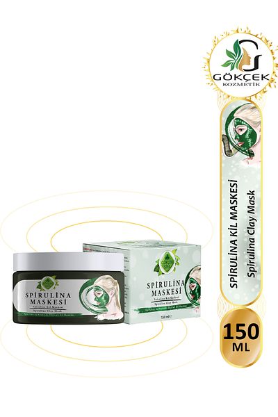 Gökçek Şifa Spirulina Clay Mask (SPIRULINA CLAY MASK) 150 ml