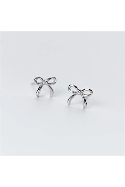 Karakedi أقراط فضية على شكل فيونكة