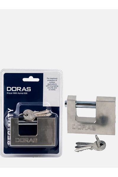 Doras 70 mm Sliding Shaft Casting Padlock (Satin)