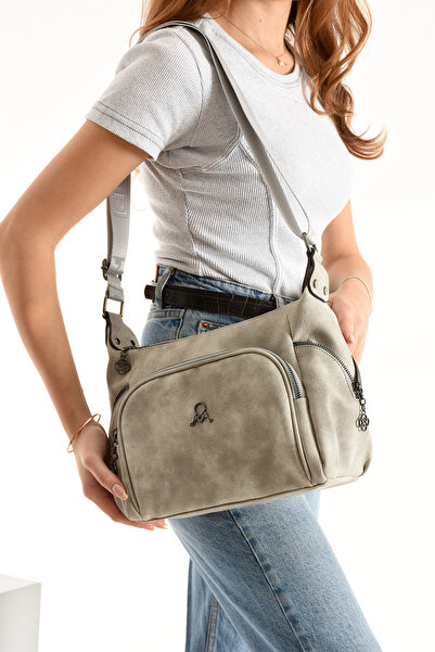 çantamgelsin Mega Polo Club of Colors Soft Faux Leather Multi-Compartment Shoulder Bag