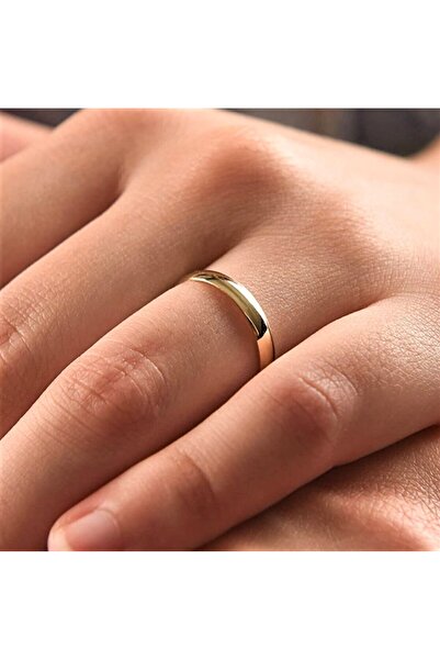 Hakan Güler Kuyumculuk 14 Ayar Altın  Düz Bombeli Alyans