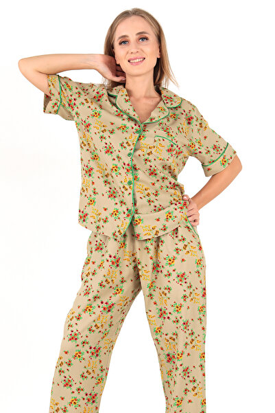 Doremi Floral Short Sleeve Women's Pajama Set