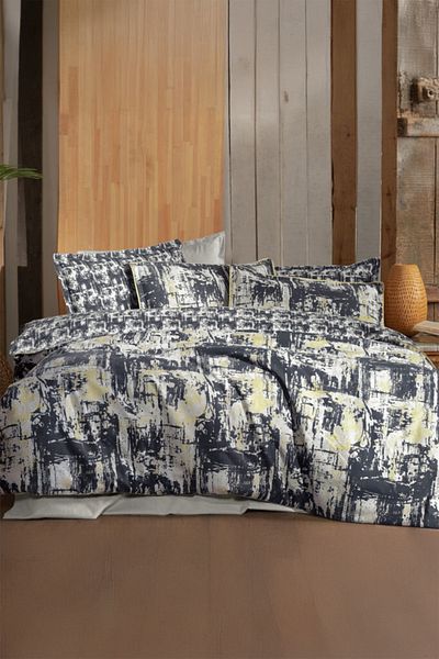 Sarev Σετ Παπλωματοθήκη Galiya Beige 100% Cotton Flannel Διπλό
