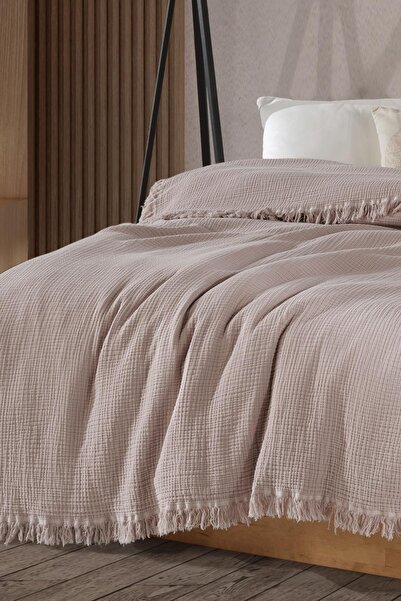 Kardelen Müslin Yatak Örtüsü Pike Çift Kişilik 200x240 cm