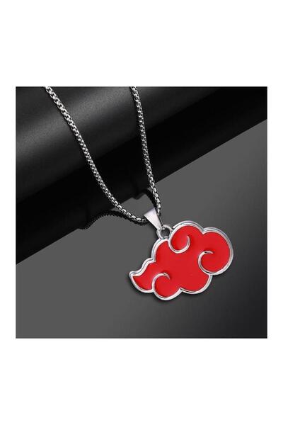 Karakedi أنيمي ناروتو شيبودن: Akatsuki Clouds قلادة مع سلسلة