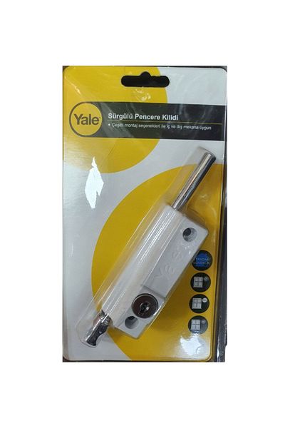 Yale P124W Sliding Window and Sliding Door Lock - White