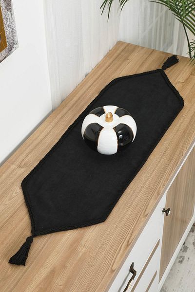Aisha's Design 90x30 Tasseled Runner,r-31k