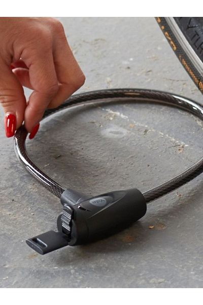 Yale Essential Wired Bike Lock-10 Mm-With Key