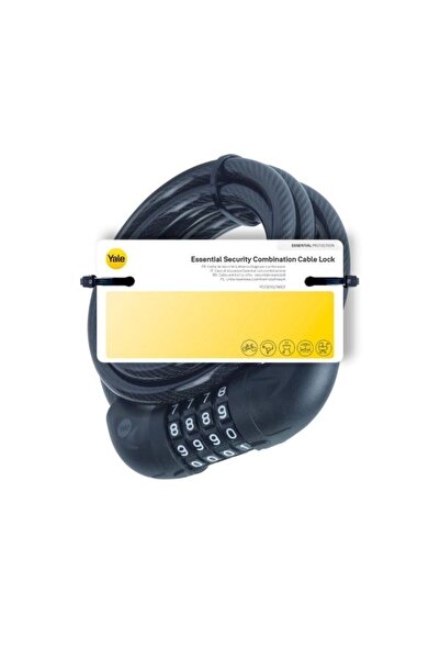 Yale قفل دراجة سلكي أساسي - مزود بكلمة مرور
