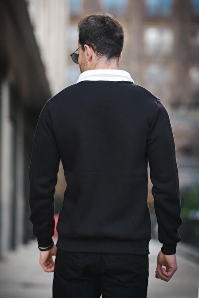 Oksit Ανδρικό φούτερ με λαιμόκοψη Est 1898 με στάμπα με τρεις κλωστές