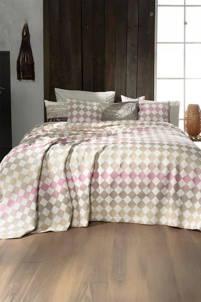 Sarev Beloise Multi 100% Cotton Double Bedspread