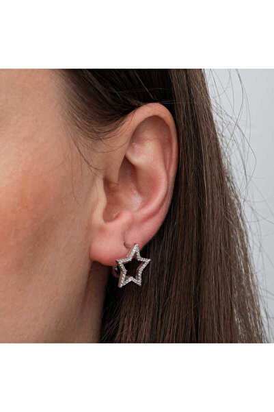 Skygo Gümüş Yıldız Kadın Küpe