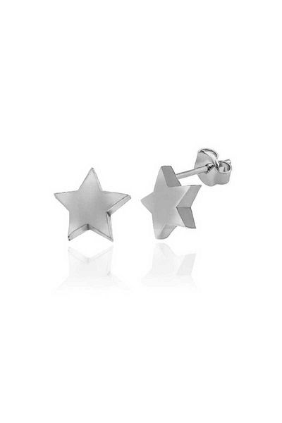 Skygo Star Studded Silver Women's Earrings