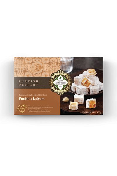 MEŞHUR SAFRANBOLU LOKUMCUSU Turkish Delight with 400 Gr Nuts