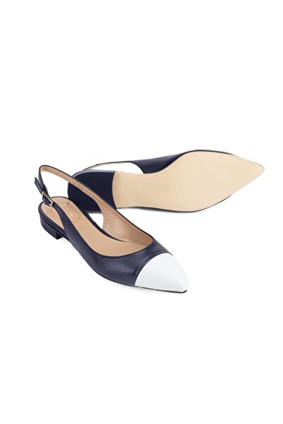 Desa Luca Grossi Navy Blue Women's Ballerinas