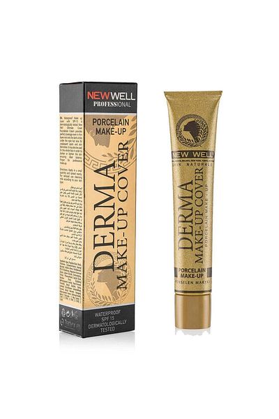 New Well Derma Make-Up Cover - Silver Color Foundation