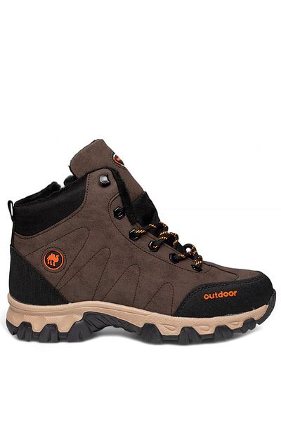ARTSHOES Men's Outdoor Boots - Lightweight, Orthopedic, Wool Thermal Lining, Winter Non-Slip Sole, Water Resistant 4010