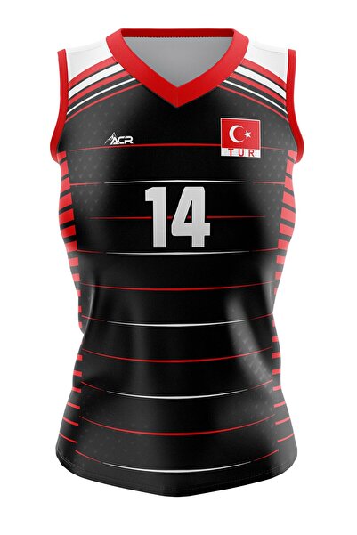 ACR Giyim Tekstil Forma Baskı Voleybol Forması Sultan Model-kişiye Özel Isim Ve Numara Yazılabilir, Dijital Baskı Tasarım Tek Üst