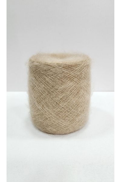 İPLİKOUTLET 14,0 Nm Μπεζ Self Gold Glitter Mohair String 100 γραμμάρια