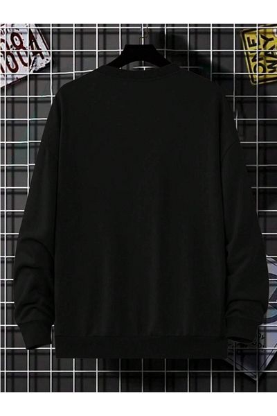 Revasser Unisex Γυναικεία/Ανδρική Λεπτομερής Milano Special Printed Color Oversize Βαμβακερή φούτερ με λαιμόκοψη