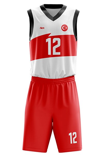 ACR Giyim Tekstil Forma Baskı Basketbol Forması Fırça Model Kişiye Özel Baske...