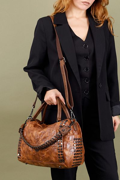 Getcho Yasur Women's Chain Detailed Crossbody Bag
