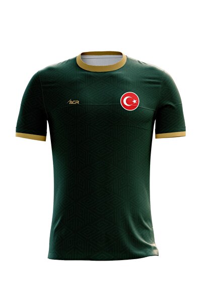 ACR Giyim Tekstil Forma Baskı Kişiye Özel Futbol Forması Tek Üst Zümrüt Modeli