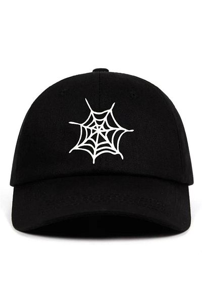 Karakedi Μαύρο καπέλο Spider Web