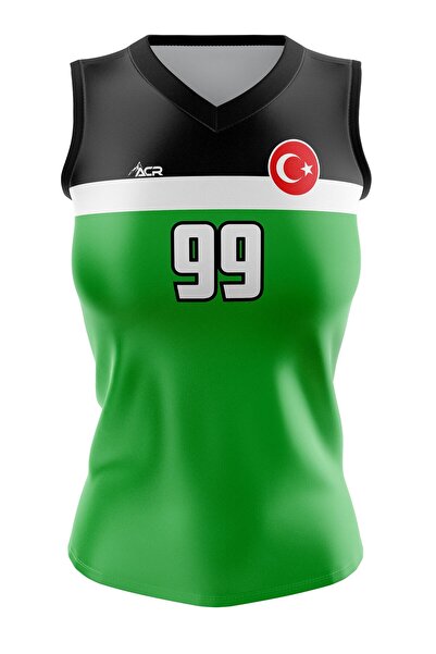 ACR Giyim Tekstil Forma Baskı Voleybol Forması Model 718 - Kişiye Özel Isim V...