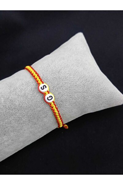 ACCESORİOS SARI KIRMIZI ÇOCUK TARAFTAR BİLEKLİĞİ