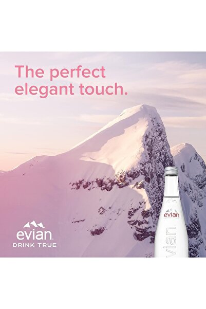 Evian EVİAN Doğal Mineralli Su Cam Şişe 330 ML x 6