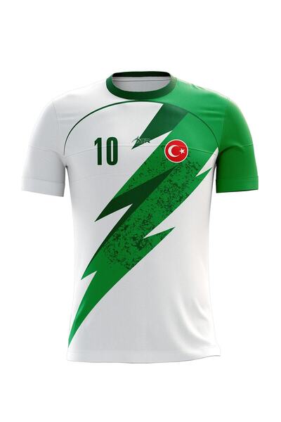 ACR Giyim Tekstil Forma Baskı Futbol Forması Tek Üst Şimşek Model - Kişiye Özel Isim Ve Numara Yazılabilir, Dijital Baskı Tasarım