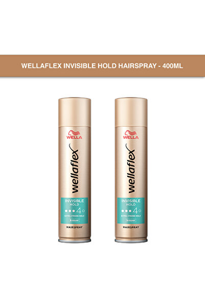 Wella بخاخ الشعر ويلافليكس لتثبيت الشعر بشكل غير مرئي - عبوة 400 مل من قطعتين