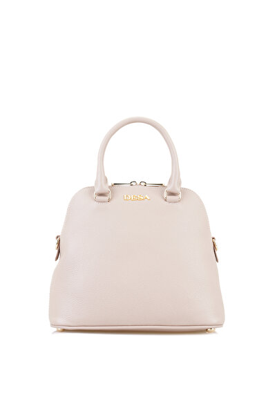 Desa Mildred Bej Kadın Deri El Çantası