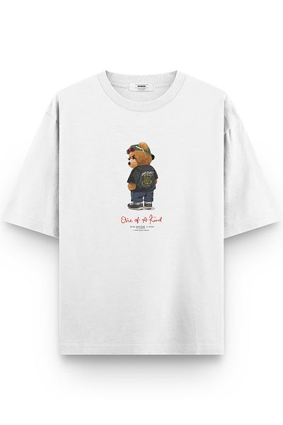 Overoz Μπλουζάκι Teddy Bear με στάμπα Semi Oversize 1126