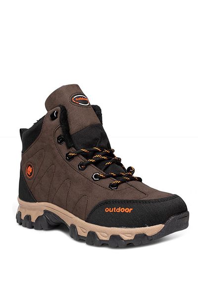ARTSHOES Men's Outdoor Boots - Lightweight, Orthopedic, Wool Thermal Lining, Winter Non-Slip Sole, Water Resistant 4010