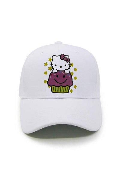 Karakedi White Hello Kitty Cupcake Friend Hat