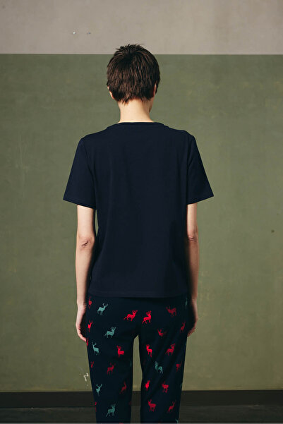 Hays Kadın Pamuklu Kısa Kollu Pijama Üstü