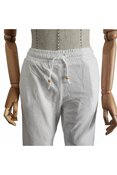 Hedea White Foça Beach Trousers