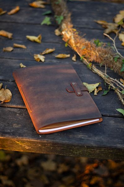 Hi Leather Handmade Real Leather A5 Notebook Agenda