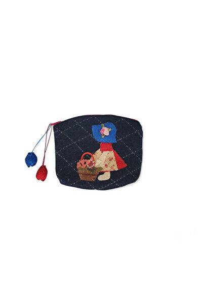 Hedea Blue Patchwork Blind Girls with Hat