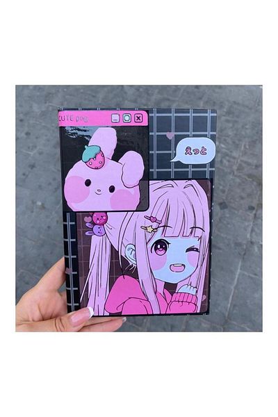 Karakedi Anime Cute Png Girl Notebook