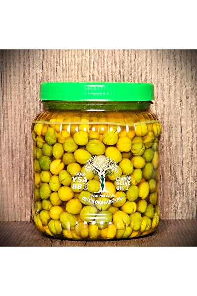 GLAMOR Minik(ÇEREZLİK)halhalı Kırma Yeşil Zeytin 1.5 Kg'lık Kavanoz%100doğal ...