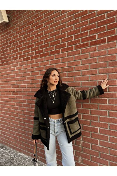 Sindimoda CEP DETAY SUET OVERSİZE KABAN