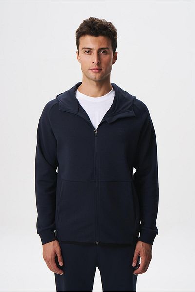 Arma Men's Slim Fit - Waterproof Scuba Fabric Full Zip Hooded Sweat